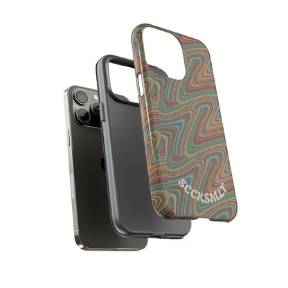 Earthly Waves Tough Phone Case for Apple