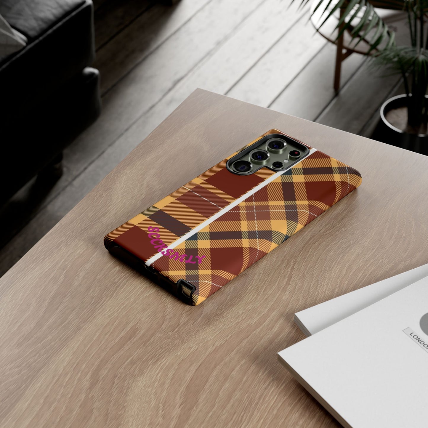 Autumn Plaid Phone Case for Samsung
