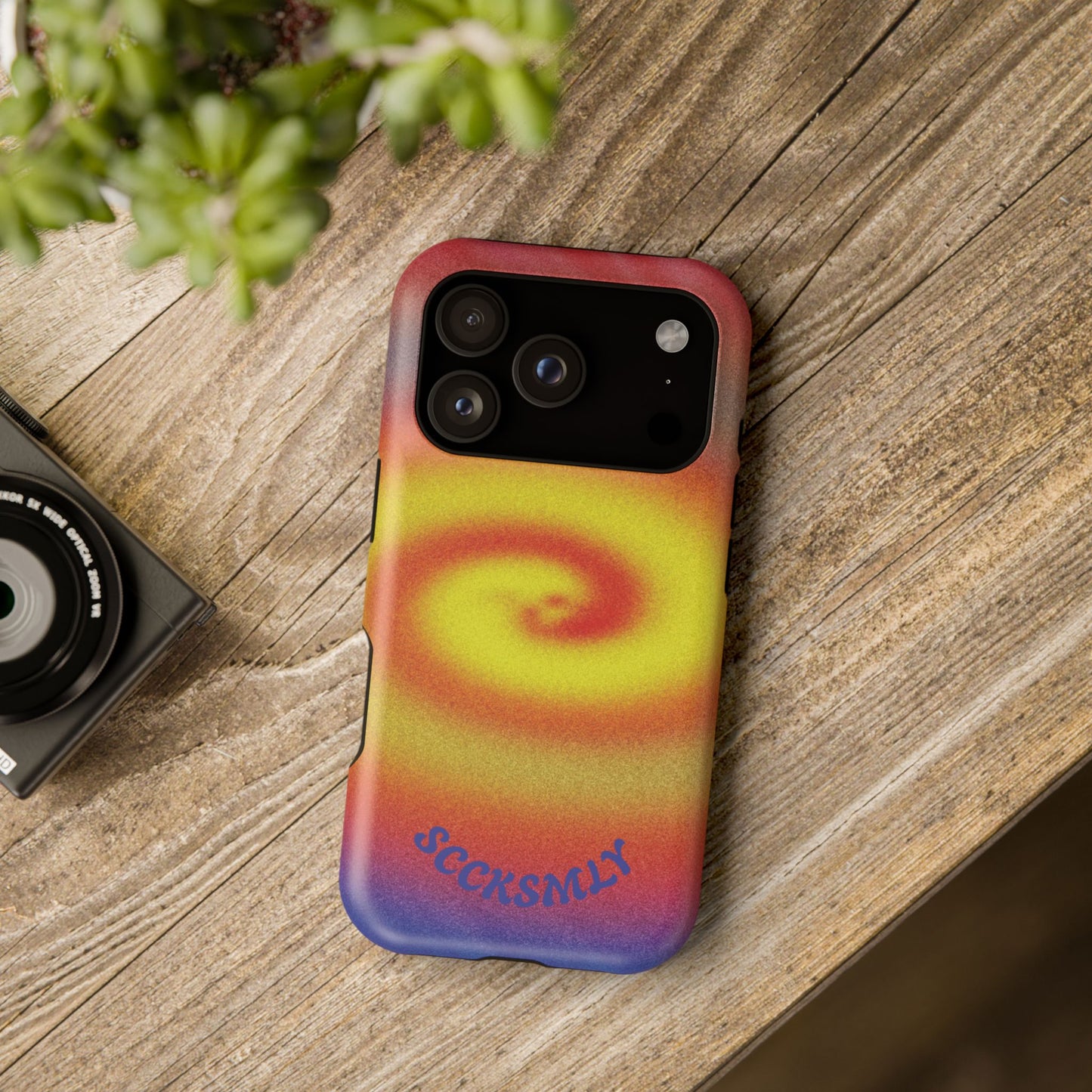 Toxic Spiral Tough Phone Case for Apple