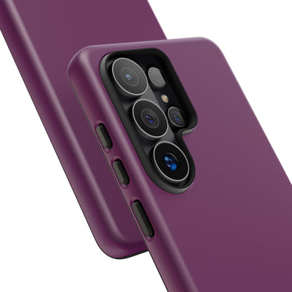 SOLID Amethyst Matte Tough Phone Case for Samsung