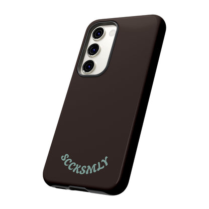 SOLID Espresso Mint Tough Phone Case for Samsung