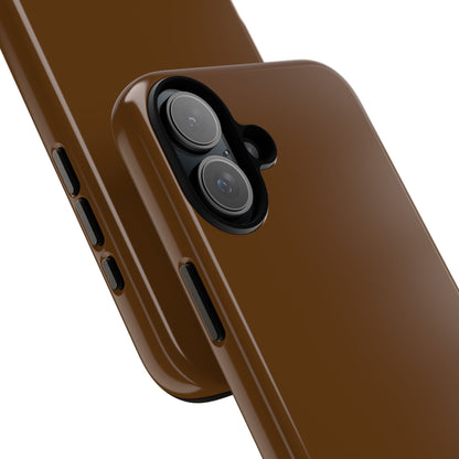 SOLID Chocolate Coco Tough Case for Apple