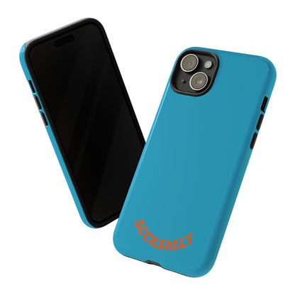 SOLID Blue Spook Tough Case for Apple