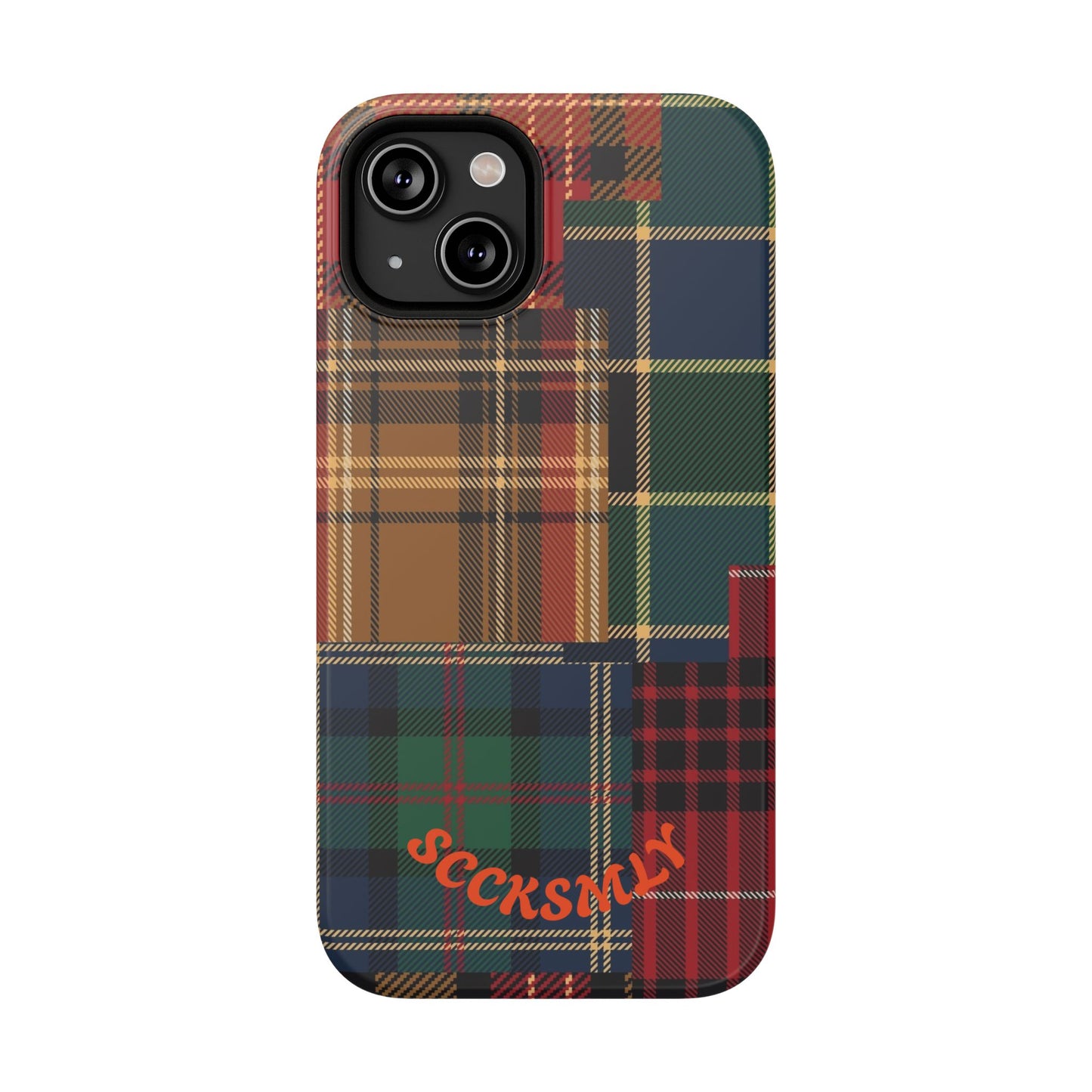 Heritage Hues Patchwork Tough Phone Case for Apple