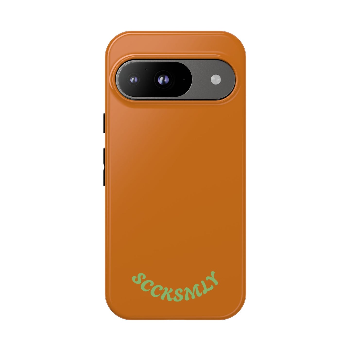 SOLID Terracotta Coal Tough Case for Google Pixel