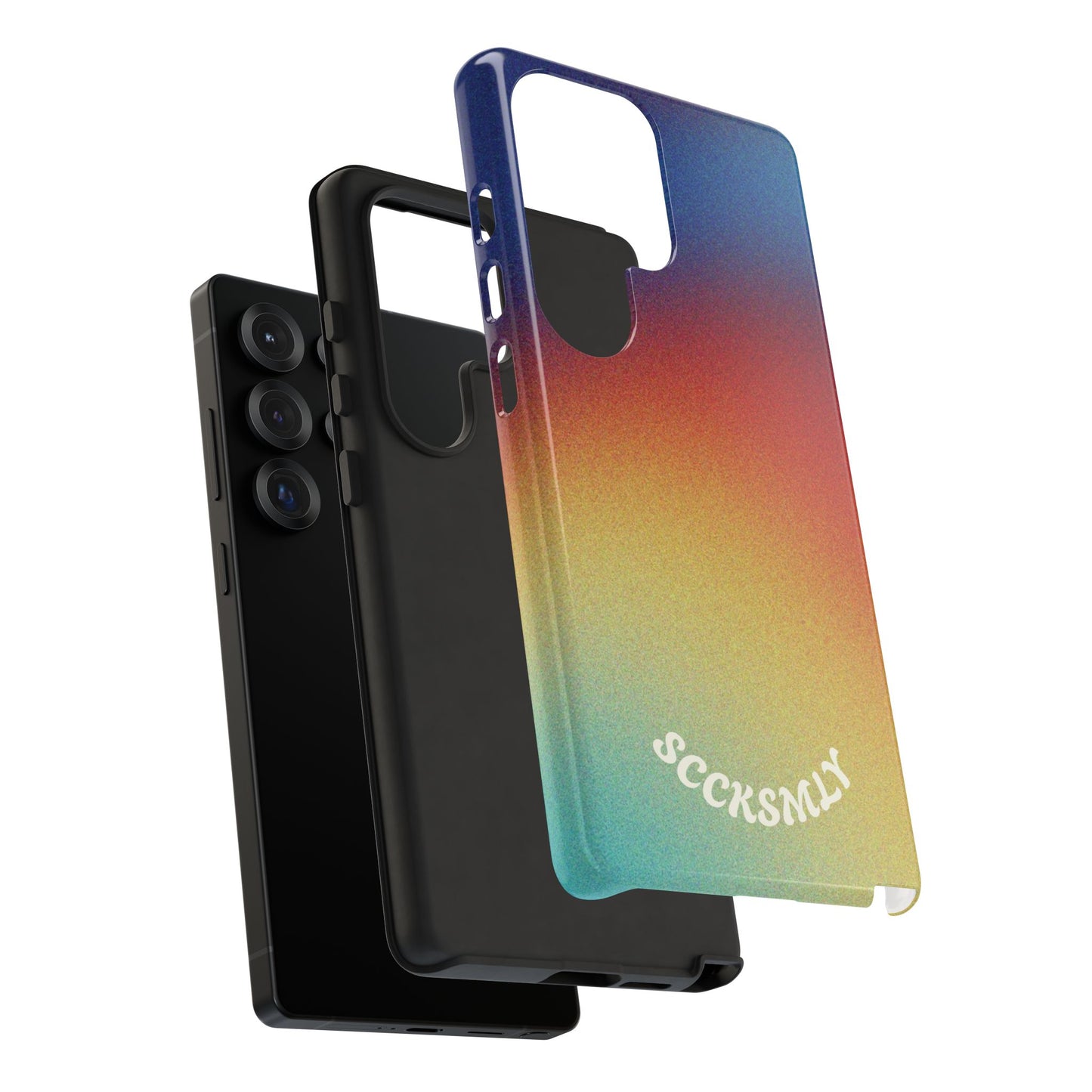 Faded Sunset Aura Tough Phone Case for Samsung