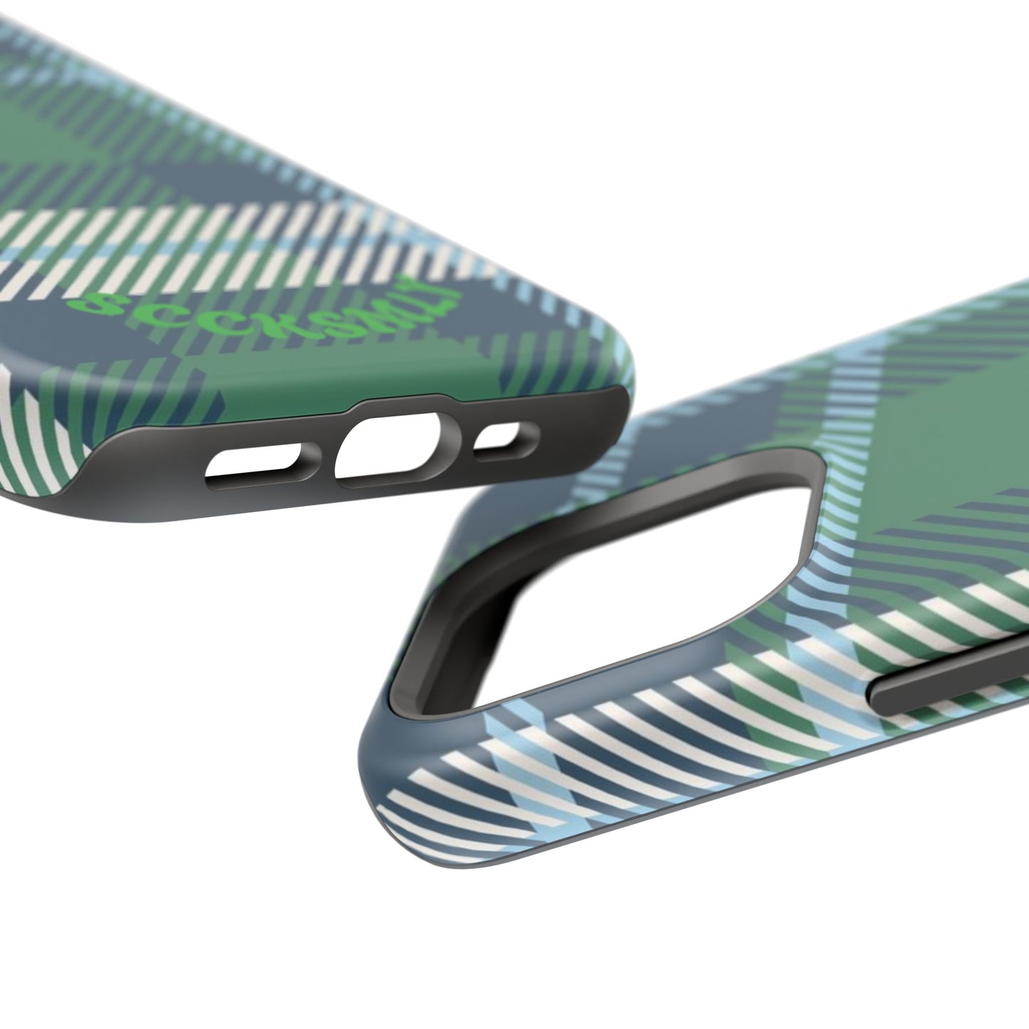 Earth and Sky Plaid Phone Case for Apple