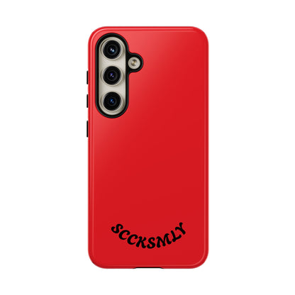SOLID Screaming Red Tough Case for Samsung
