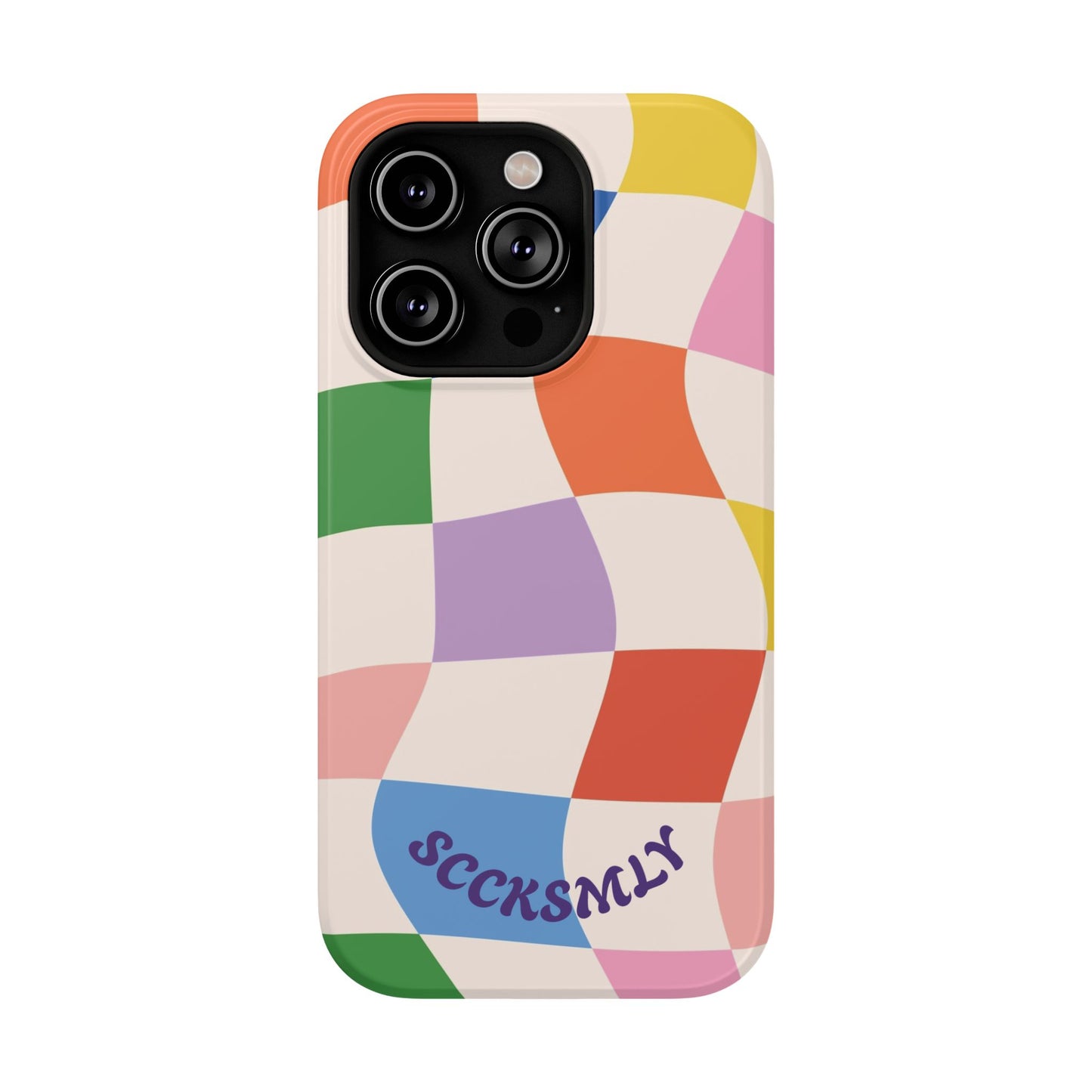 Checker Flicker Phone Case "IOS or Apple"