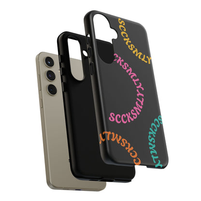 Y2K Wavy Script Tough Case for Samsung