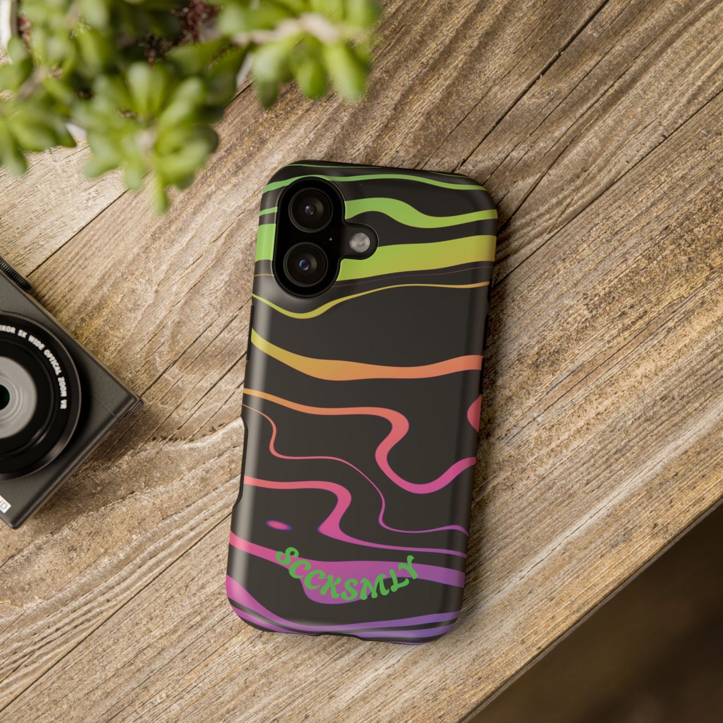 Dark Rainbow Phone Case for Apple