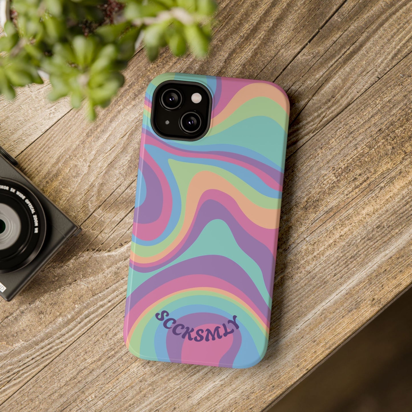 Pastel Swirl Phone Case for Apple