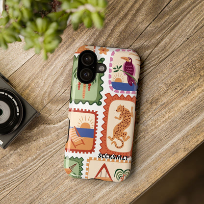 Tropical Print Phone Case for Apple