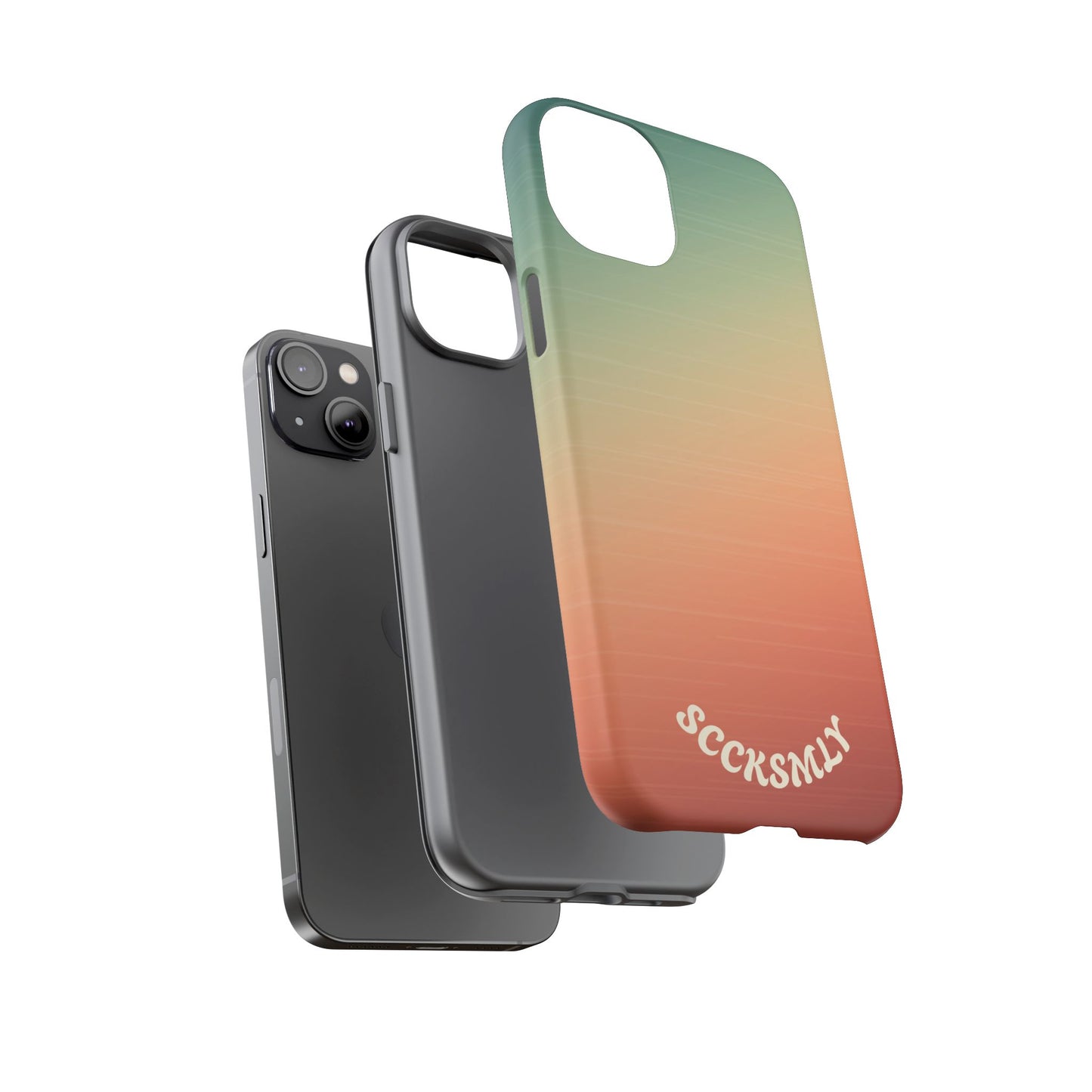 Warm Ombré Tough Phone Case for Apple