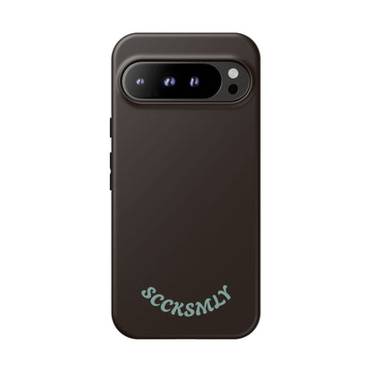 SOLID Espresso Mint Tough Phone Case for Google Pixel