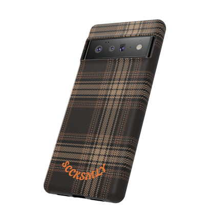 Brown Bread Plaid Tough Phone Case for Google Pixel