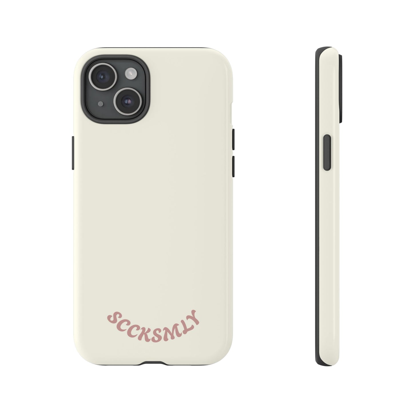 Sweet Oat Milk Tough Phone Case for Apple