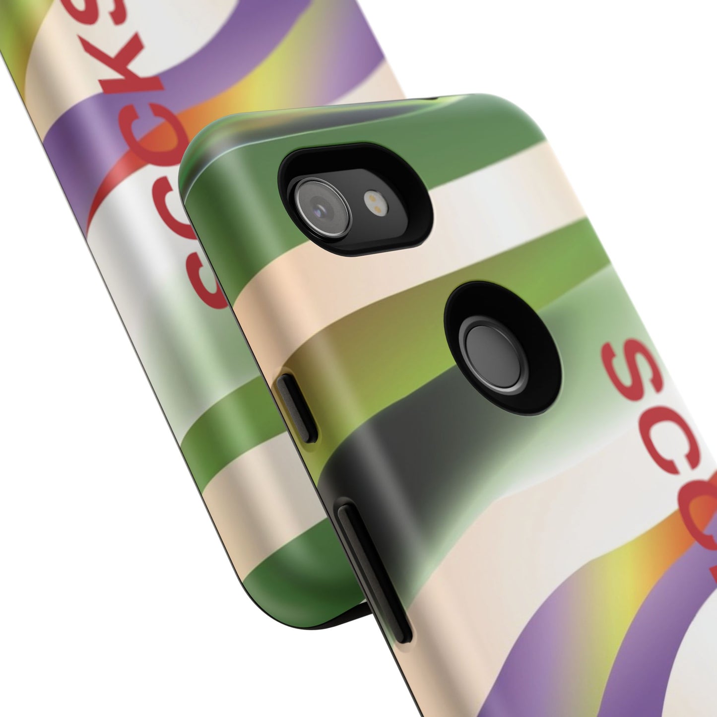 Green Waves Phone Case for Google Pixel