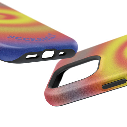 Toxic Spiral Tough Phone Case for Apple