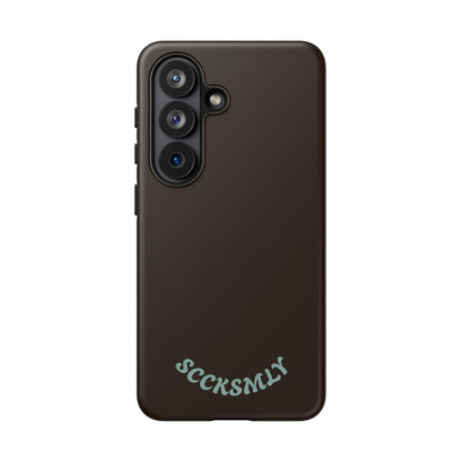 SOLID Espresso Mint Tough Phone Case for Samsung