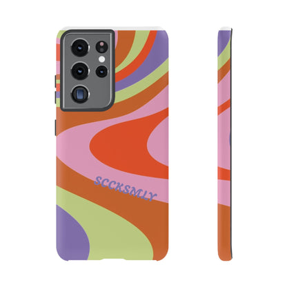 Curvy Swirl Phone Case for Samsung