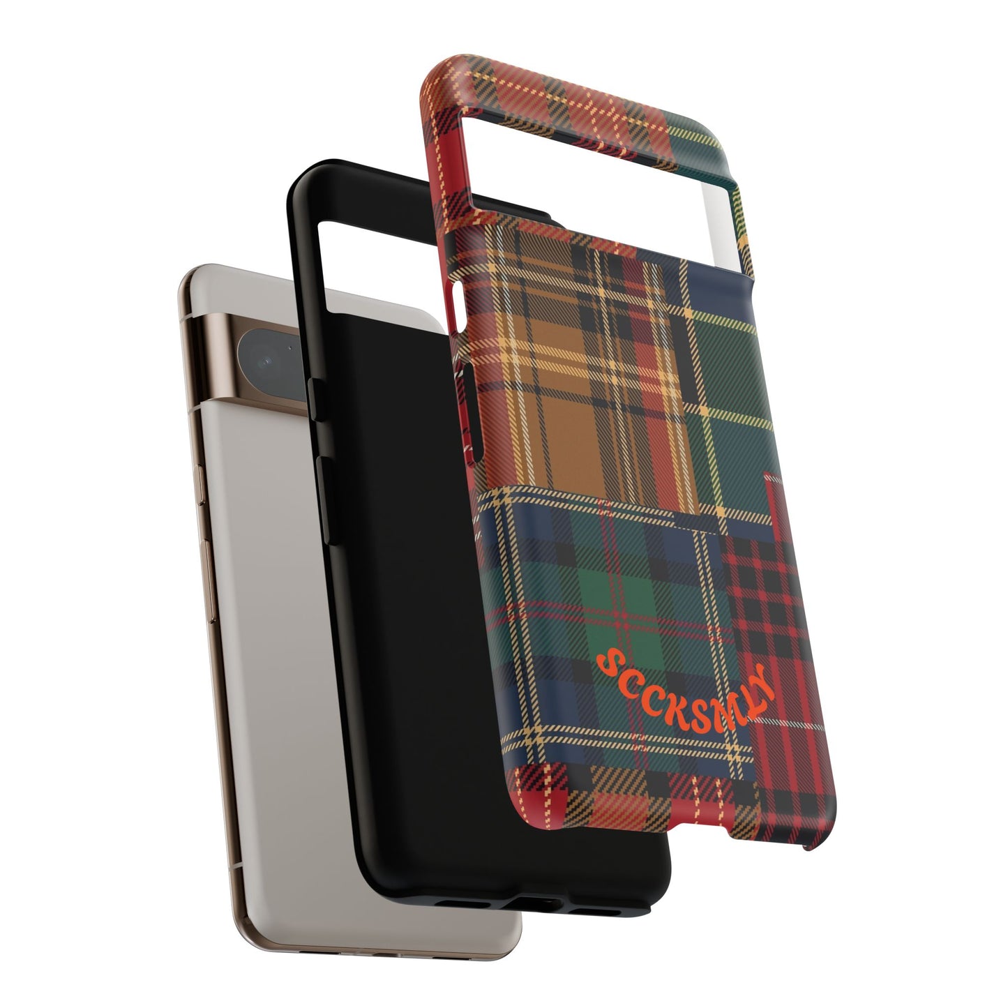 Heritage Hues Patchwork Tough Phone Case for Google Pixel