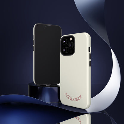 Sweet Oat Milk Tough Phone Case for Apple