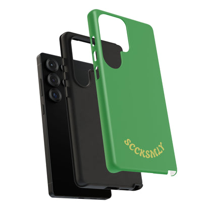 SOLID Green Grin Tough Case for Samsung