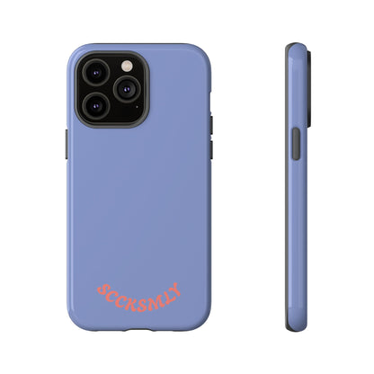 Periwinkle Blue Tough Phone Case for Apple