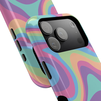 Pastel Swirl Phone Case for Apple