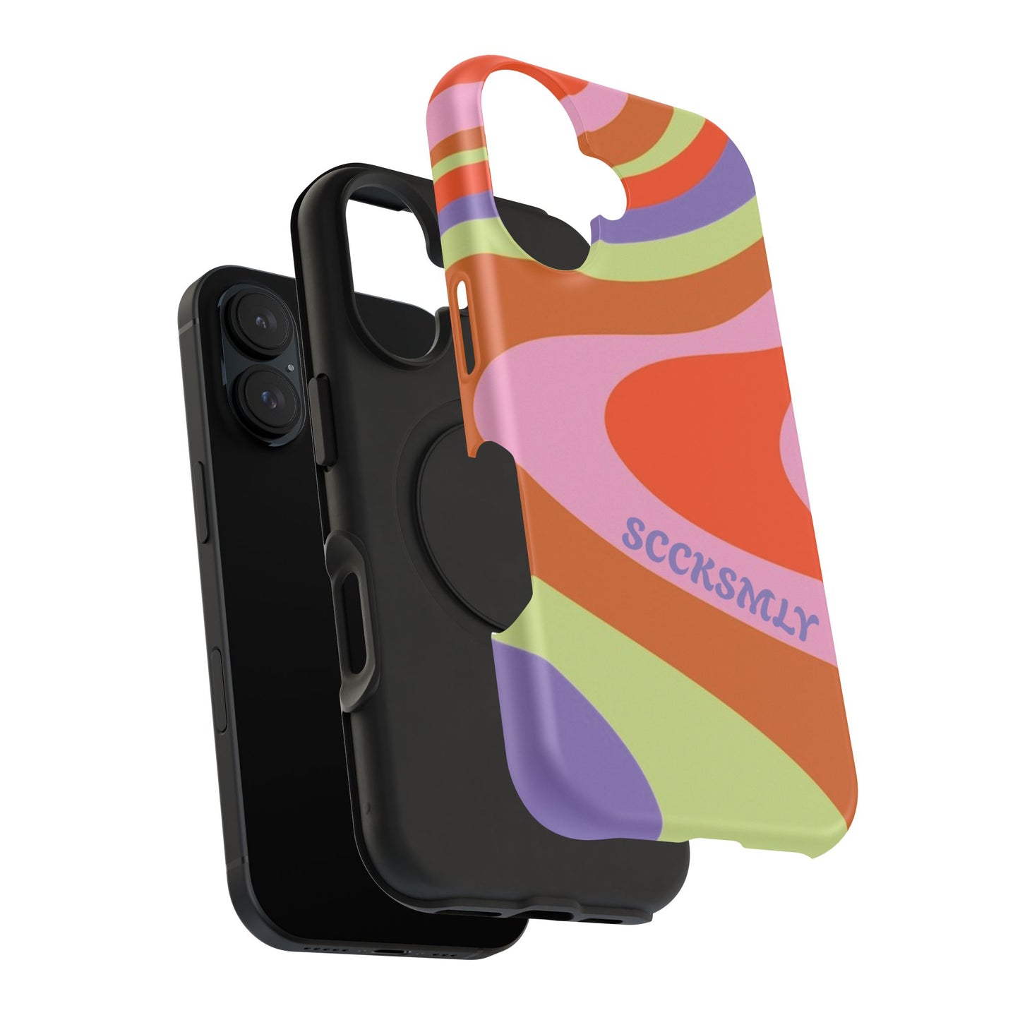 Curvy Swirl Phone Case for Apple