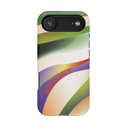 Green Waves Phone Case for Apple