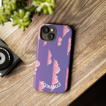 Purple Cotton Candy Sky Tough Phone Case for Apple