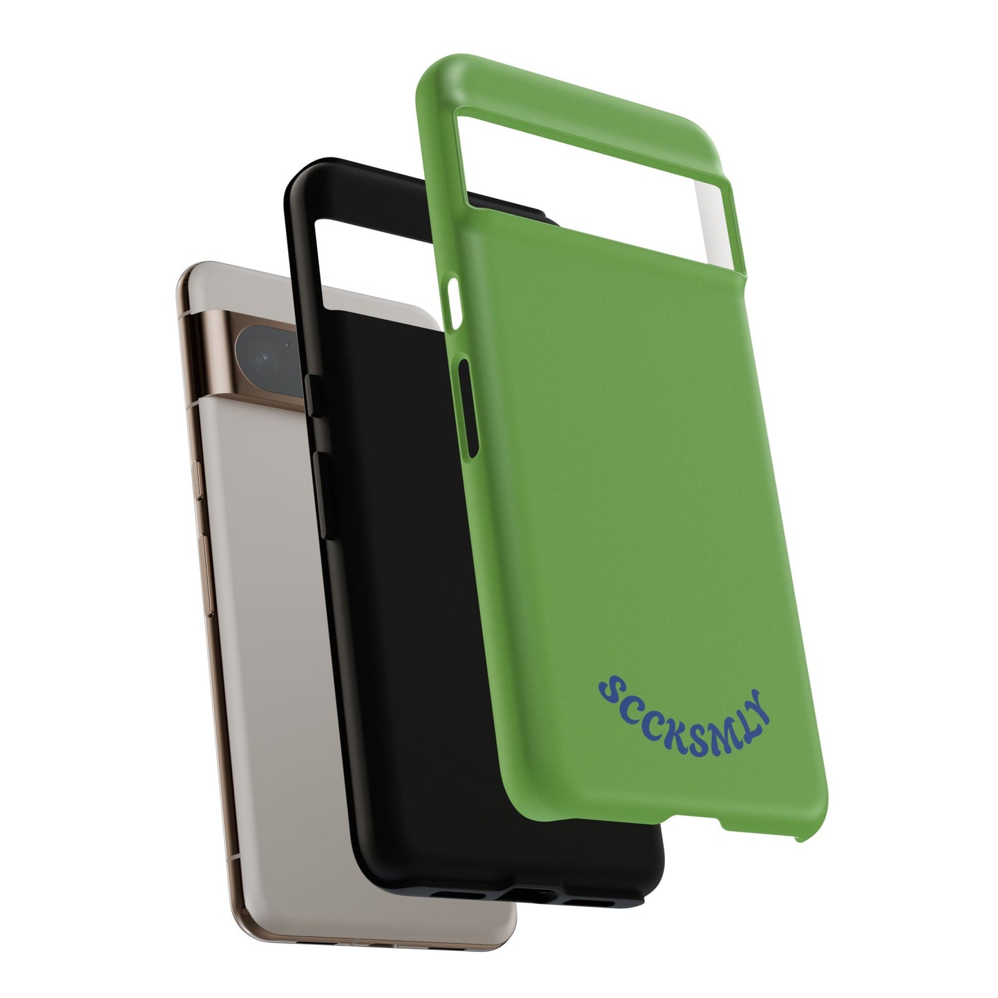 SOLID Matcha Moss Tough Phone Case for Google Pixel