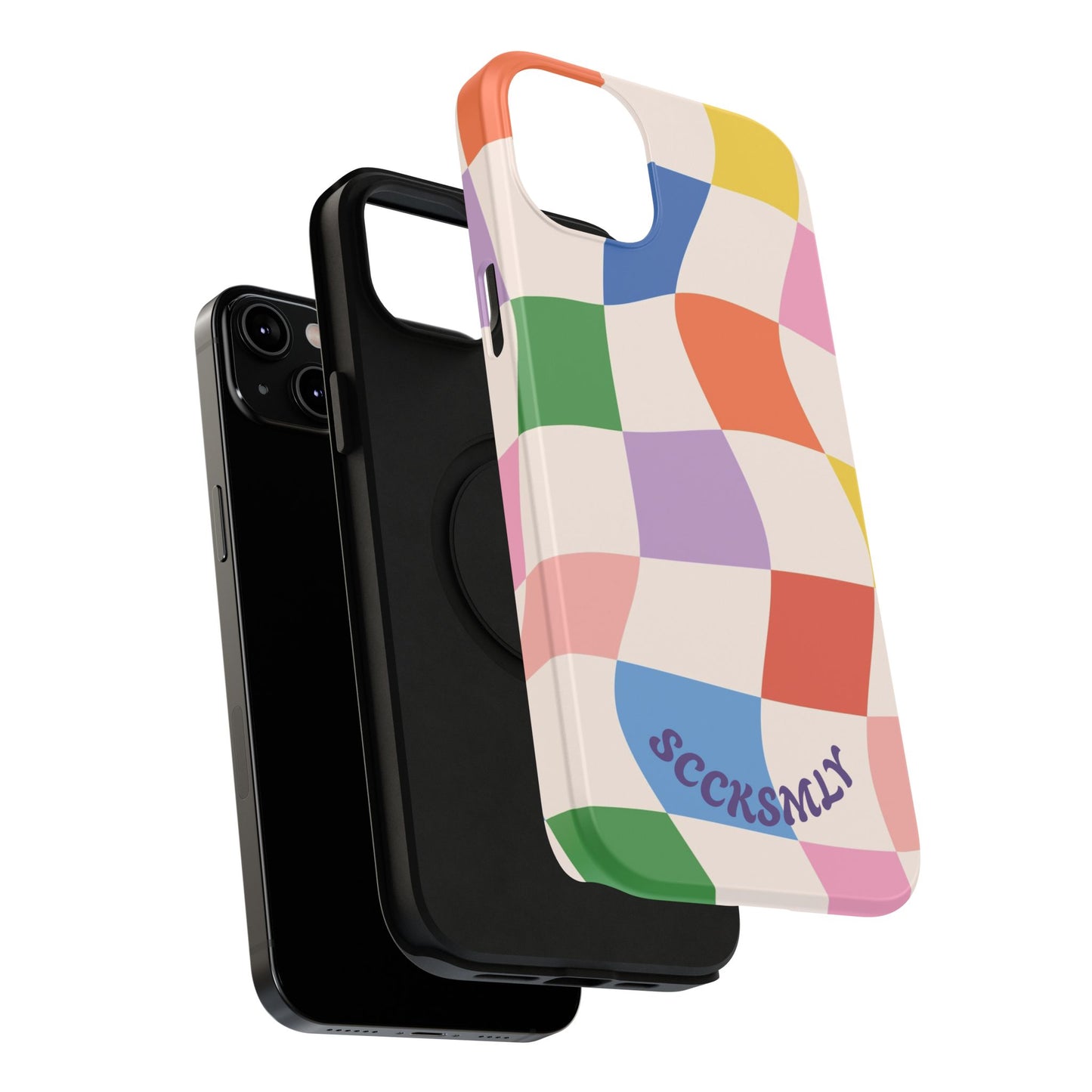 Checker Flicker Phone Case "IOS or Apple"