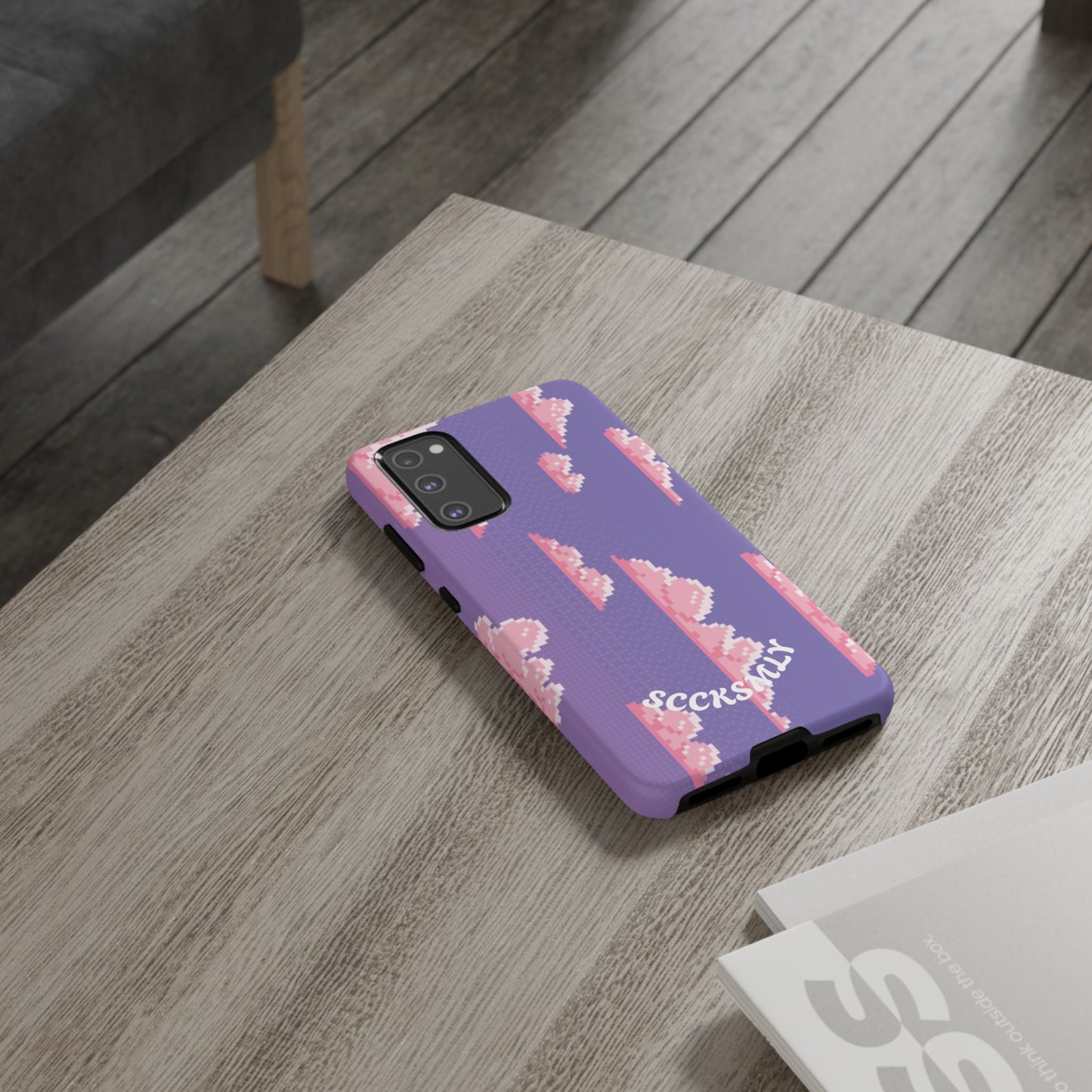 Purple Cotton Candy Sky Tough Phone Case for Samsung