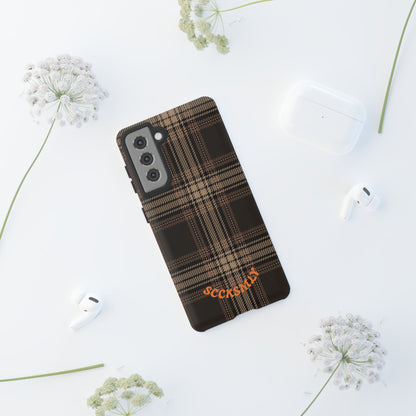 Brown Bread Plaid Tough Phone Case Samsung