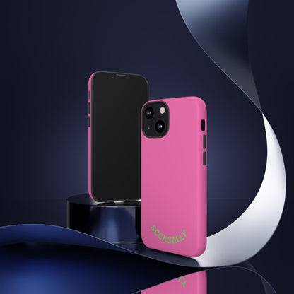 SOLID Sweet Static Pink Tough Case for Apple