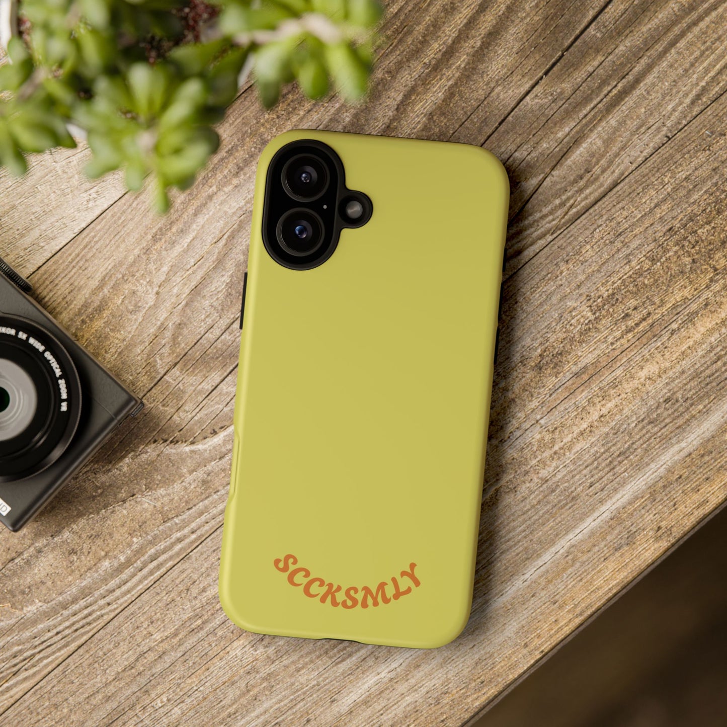 SOLID Lemon Dijon Glaze Tough Case for Apple