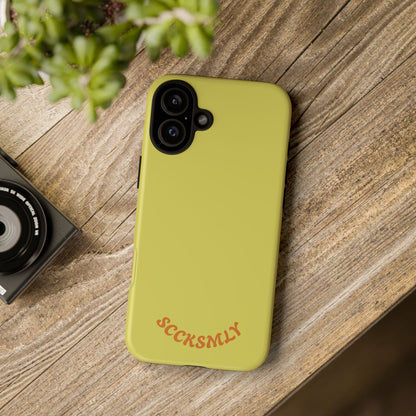 SOLID Lemon Dijon Glaze Tough Case for Apple