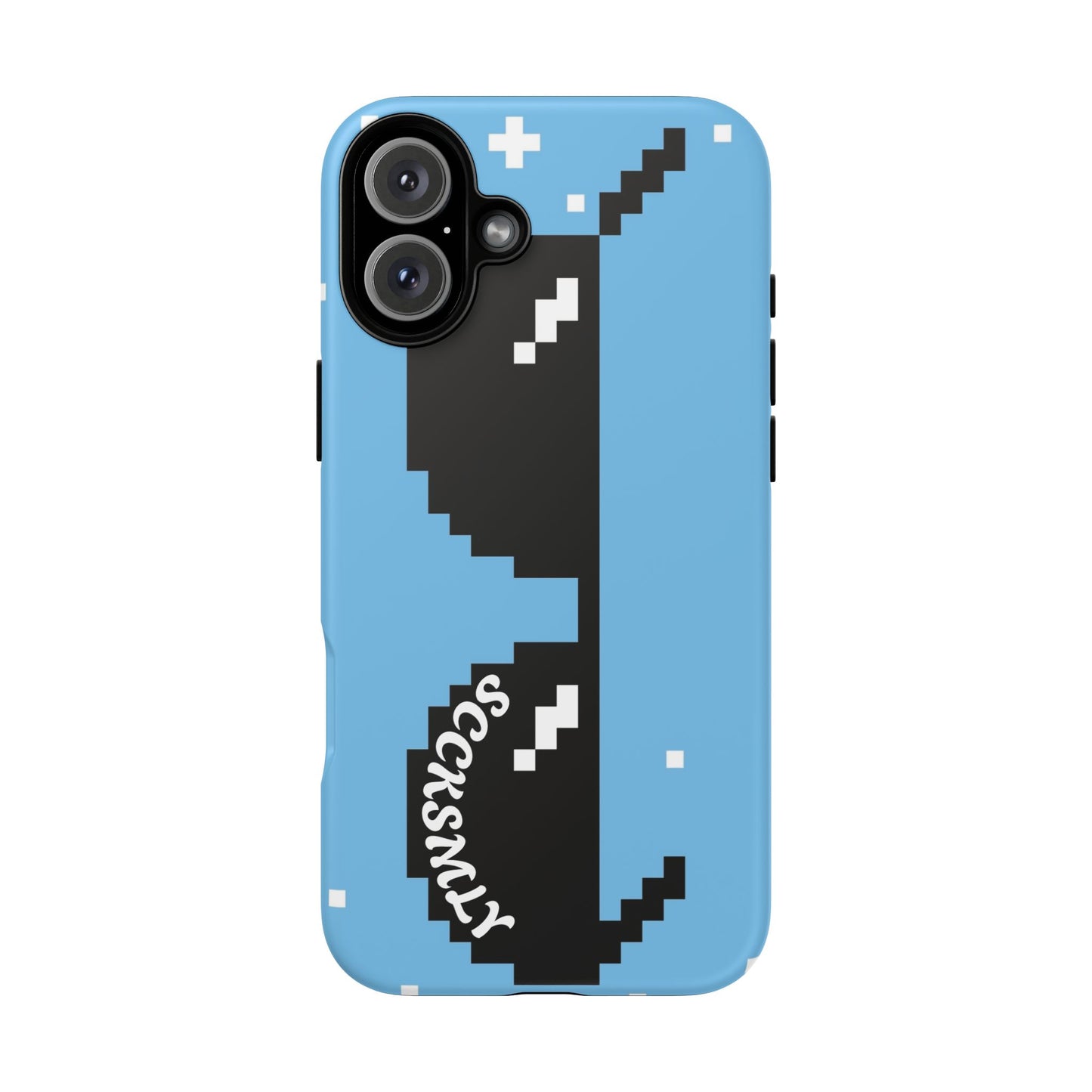 Pixel Glass Tough Phone Case for Apple