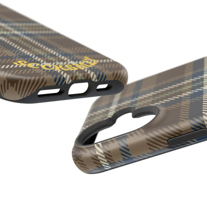 Earth and Sky Plaid Phone Case for Apple