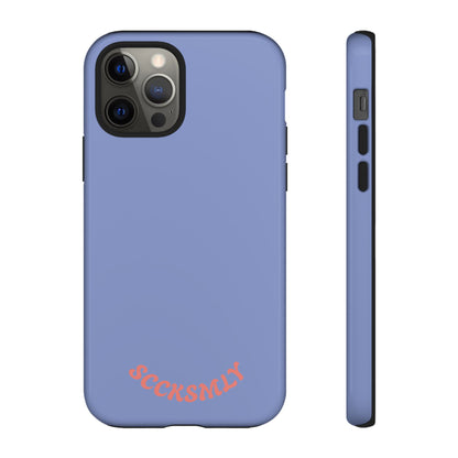 Periwinkle Blue Tough Phone Case for Apple