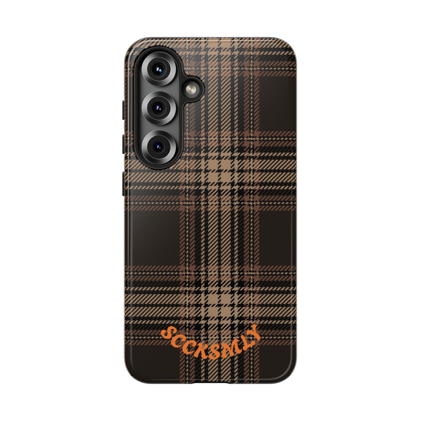 Brown Bread Plaid Tough Phone Case Samsung