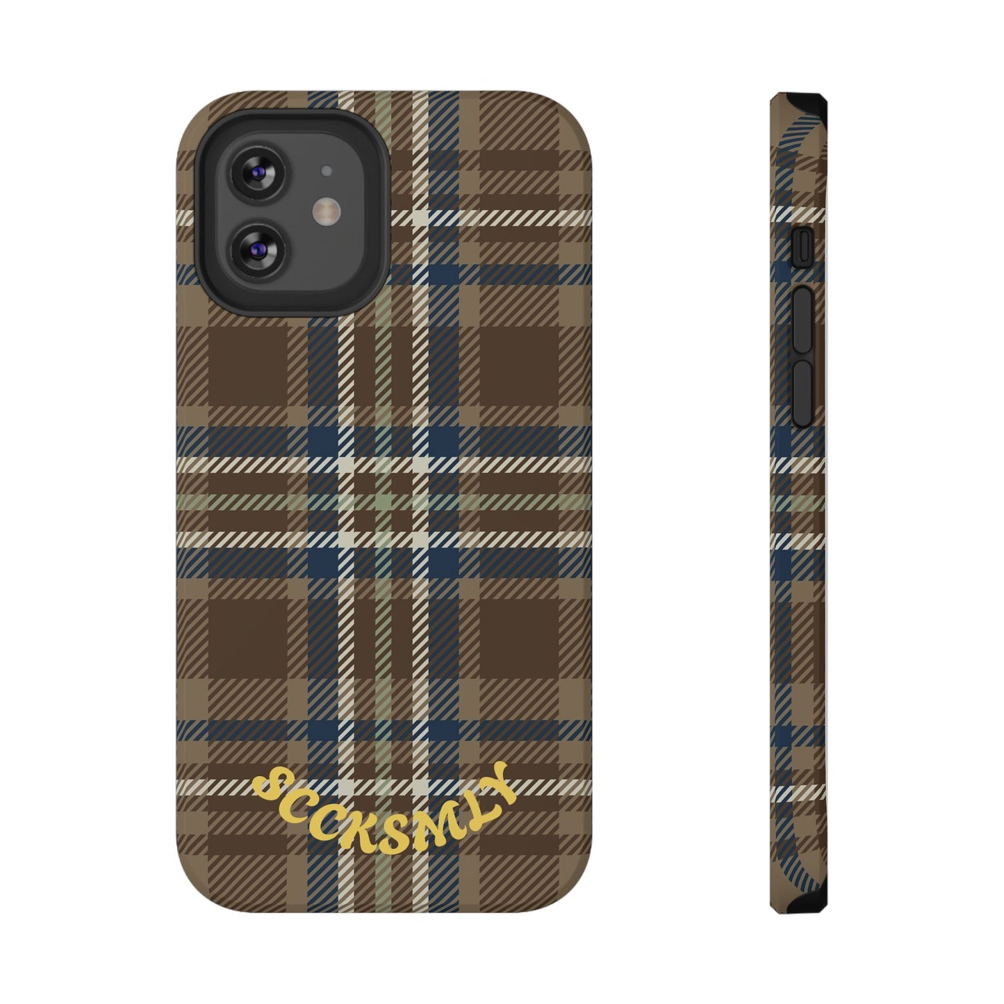 Earth and Sky Plaid Phone Case for Apple