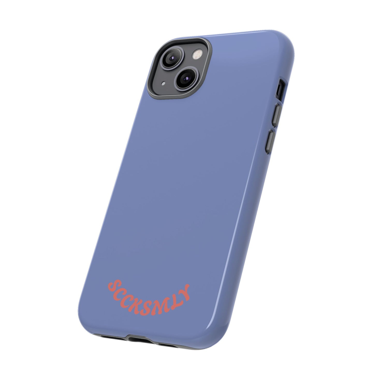 Periwinkle Blue Tough Phone Case for Apple
