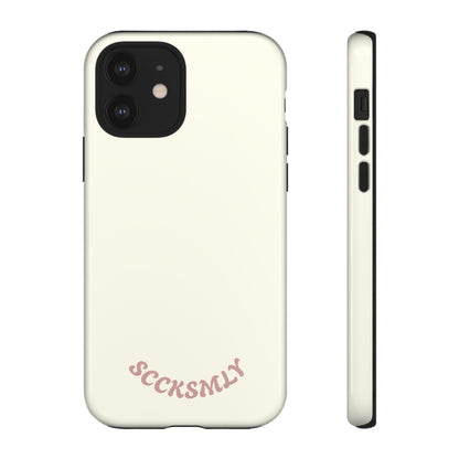 Sweet Oat Milk Tough Phone Case for Apple