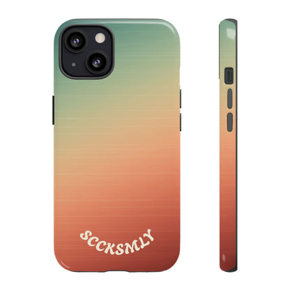 Warm Ombré Tough Phone Case for Apple