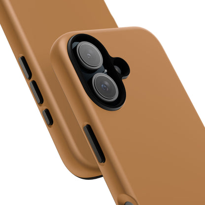 SOLID Spiced Caramel Tough Case for Apple