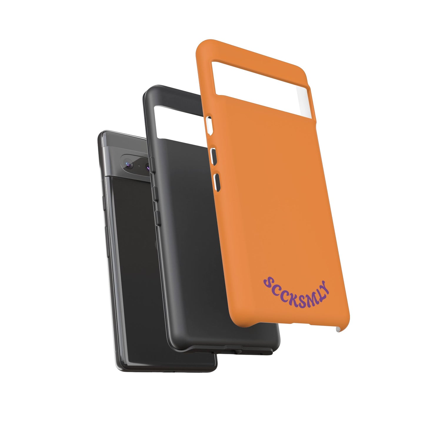 SOLID Burned Plum Tough Case for Google Pixel